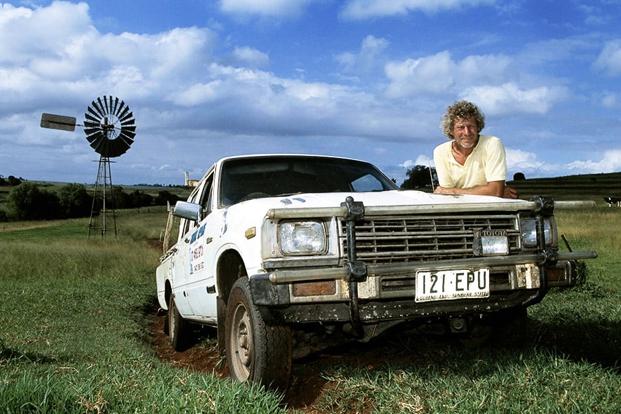 Jack Morris and his 1983-model HiLux 4x2 petrol Double Cab