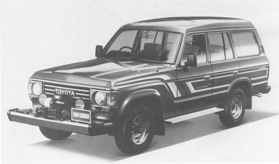 Land Cruiser 60 series high roof 4-speed, fully automatic transmission with overdrive and lock-up clutch model