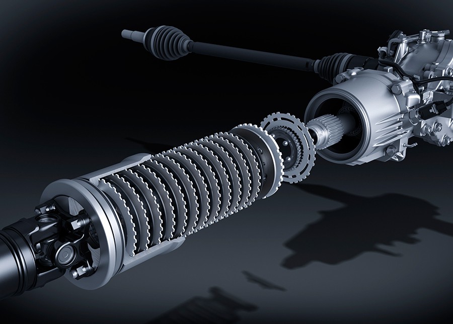 Electronically-controlled multi-plate clutch