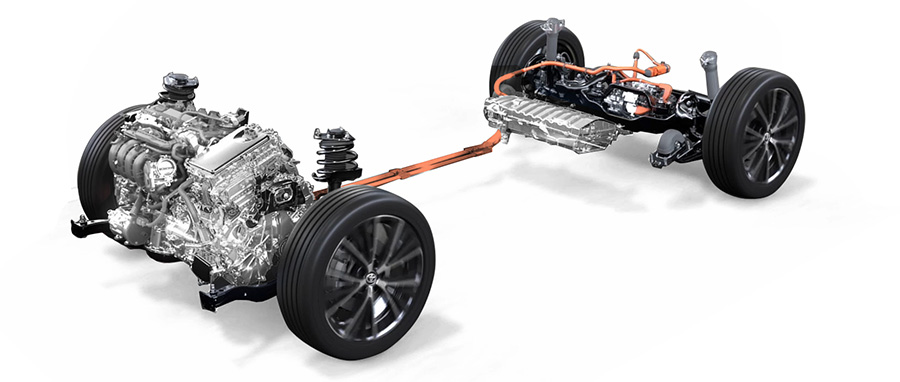 Series Parallel Hybrid System (2.0-liter Prototype)