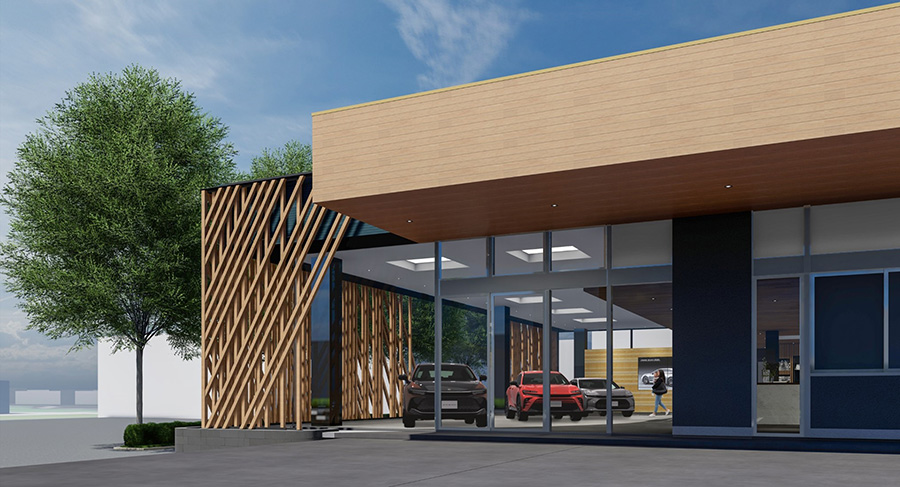 THE CROWN dealership (illustration)