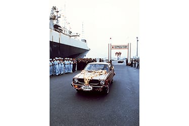 Celebration of the 5 million Corolla exports in 1976