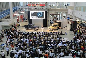 Presentation by Land Cruiser 70 Chief Engineer Sadayoshi Koyari