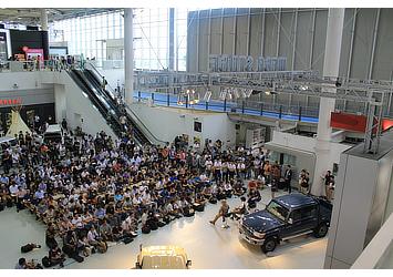 Panel discussion with Land Cruiser enthusiasts