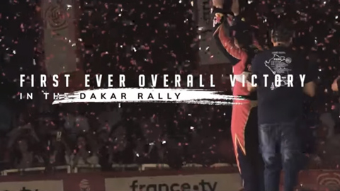 First Ever Overall Victory in the Dakar Rally