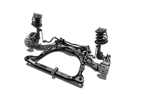 MacPherson struts suspension