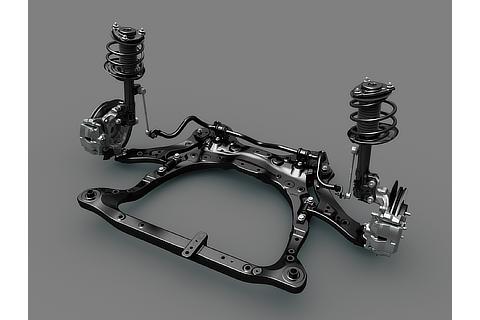 MacPherson struts suspension
