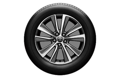 18-inch tire with aluminum wheel