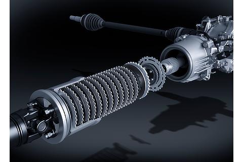 Electronically controlled multi-plate clutch