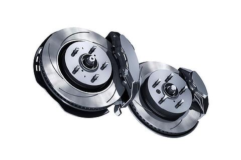Dedicated 16-inch ventilated disc brakes