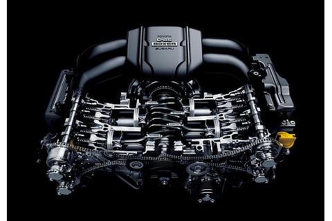 Horizontally opposed four-cylinder, equipped with D-4S