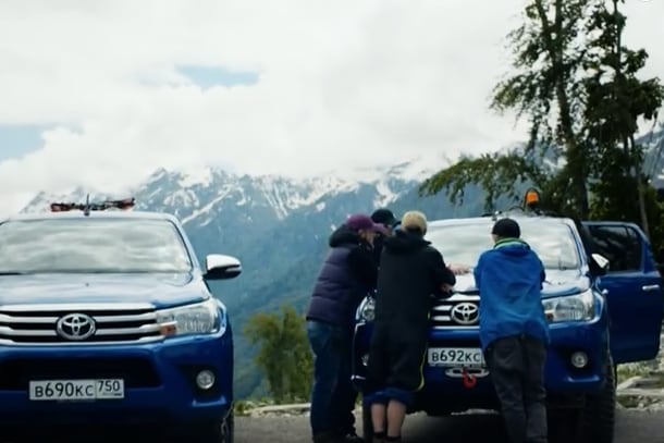Hilux in Extreme Adventures