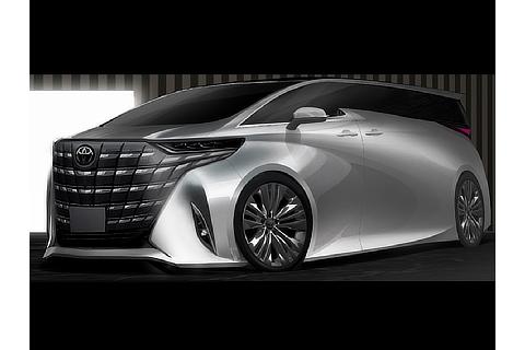 Alphard Front Final Sketch