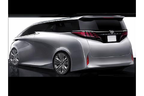 Alphard Rear Final Sketch