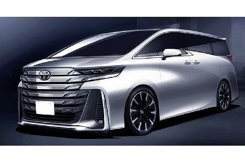 Vellfire Front Final Sketch