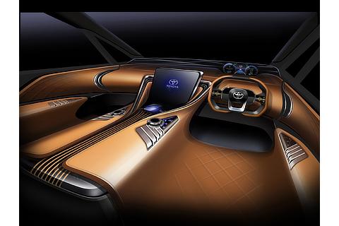 Alphard, Vellfire Advanced Instrument Panel Sketch