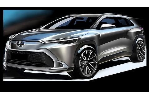 COROLLA CROSS Final Front Sketch