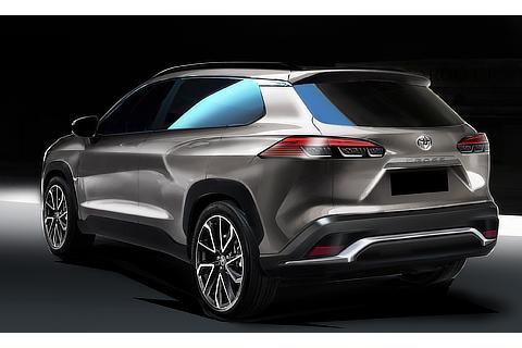 COROLLA CROSS Final Rear Sketch