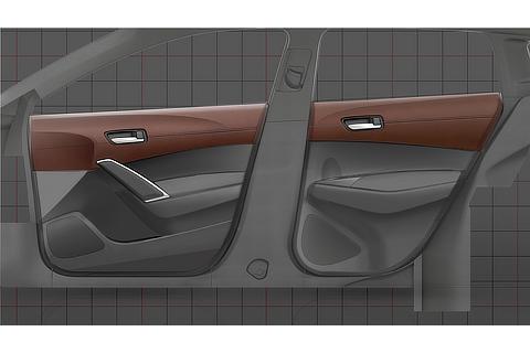 COROLLA CROSS Door Trim Towards the Final Sketch
