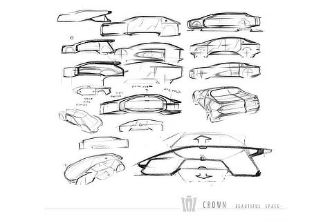 Advanced Lift-up Sedan Sketch