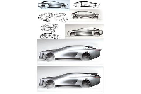 Advanced Lift-up Sedan Sketch