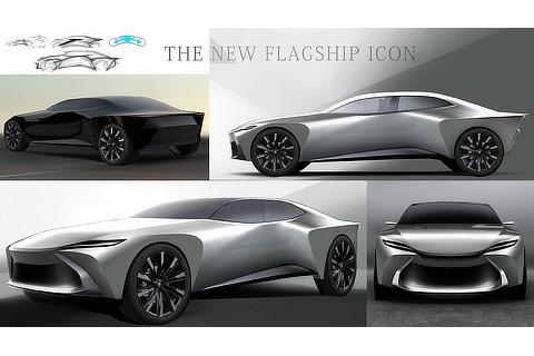 Advanced Lift-up Sedan Sketch