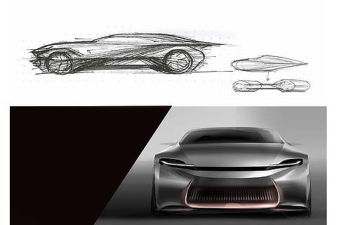 Advanced Lift-up Sedan Sketch