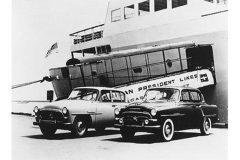 Preliminary Crown vehicle shipment to the U.S. (1957)