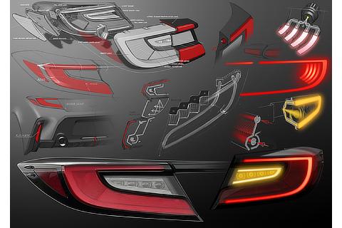 GR86 Rear Lamp Idea Sketch