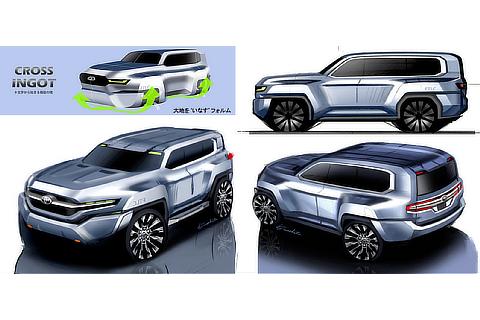 LAND CRUISER Key Sketch