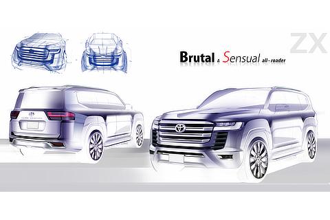 LAND CRUISER ZX Ideation Sketch