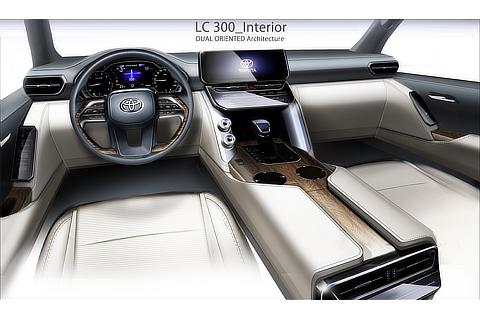 LAND CRUISER Final Stage Instrument Panel Sketch