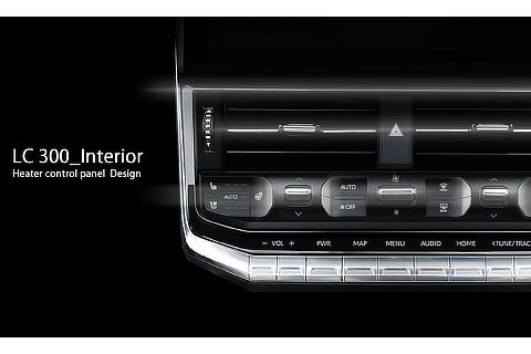 LAND CRUISER A/C Control Panel final Idea Sketch