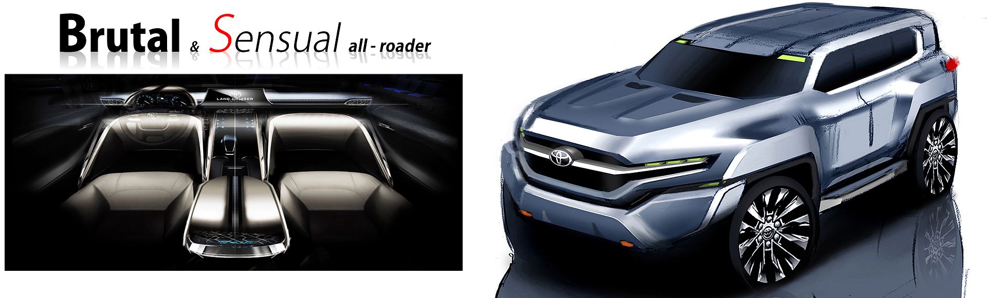 Land Cruiser Design Sketches