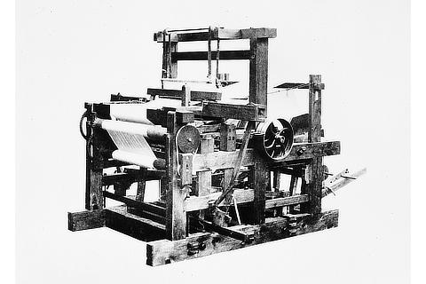 Wood-iron composite power loom (1896)