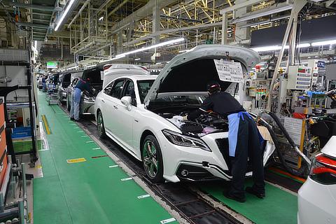 Motomachi Plant: Assembly production line (as of September 2018)