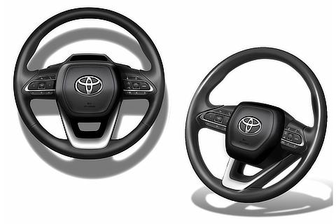 Noah, Voxy Steering Wheel Final Sketch