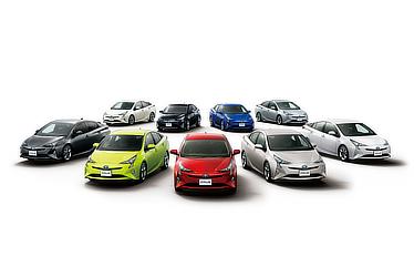 Prius exterior color range