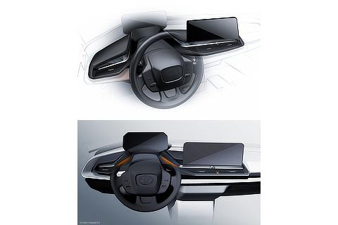 Prius Meter Area Idea Sketch