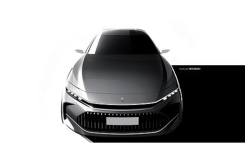 Crown (Sedan type) Mid Stage Idea Sketch