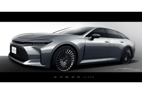 Crown (Sedan type) Mid Stage Idea Sketch