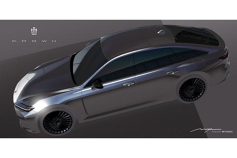 Crown (Sedan type) Mid Stage Idea Sketch
