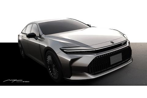 Crown (Sedan type) Mid Stage Idea Sketch