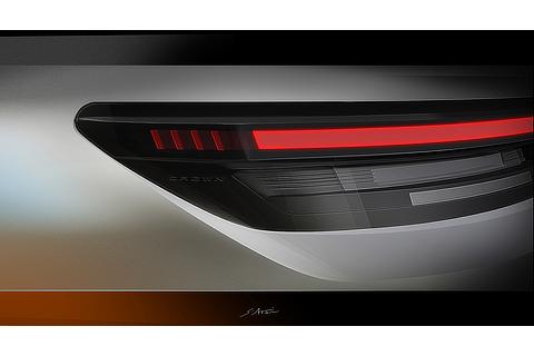 Crown (Sedan type) Rear Lamps Idea Sketch