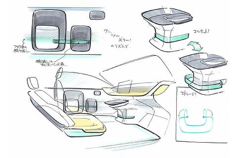 Sienta Early Idea Sketch