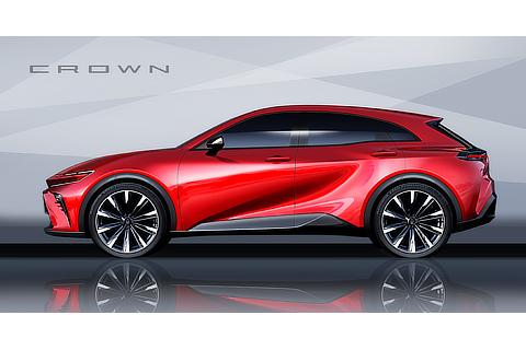 Crown (Sport type) Side View Sketch