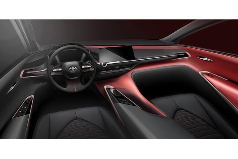 Crown (Sport type) Driver's View Sketch