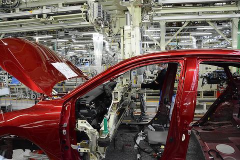 Takaoka Plant: Manufacturing of the Harrier (as of June 2020)